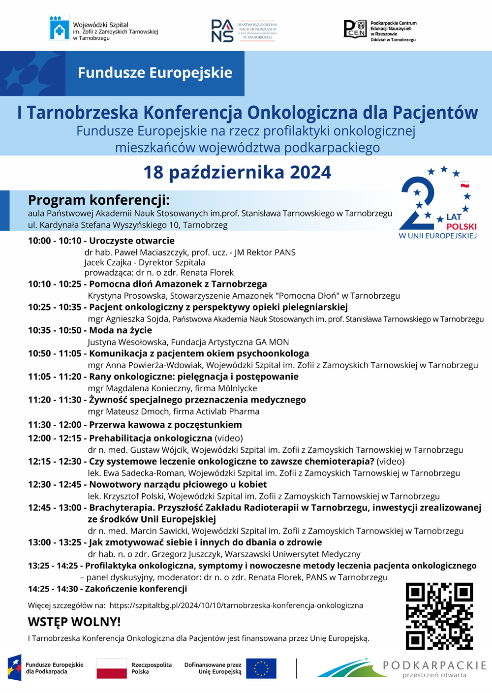 I Tarnobrzeska Konferencja Onkologiczna dla Pacjentów