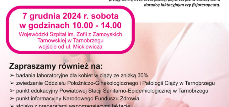 07.12.2024 – Otwarcie Szkoły Rodzenia i Poradni Laktacyjnej w Tarnobrzegu