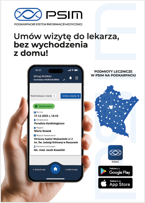 Portal PSIM - Podkarpacki System Informacji Medycznej