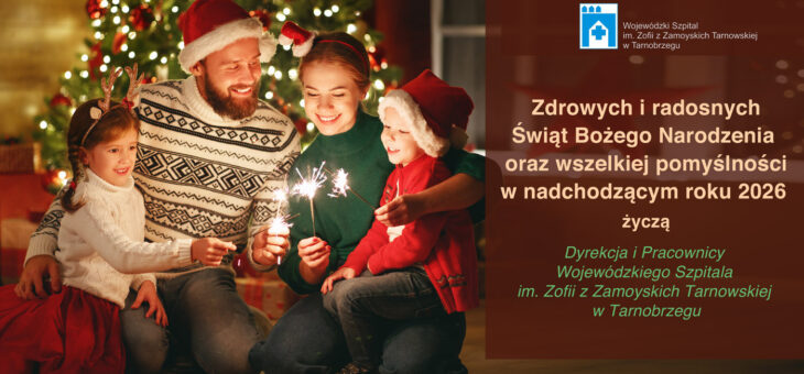 Życzenia z okazji Świąt Bożego Narodzenia i Nowego Roku 2026